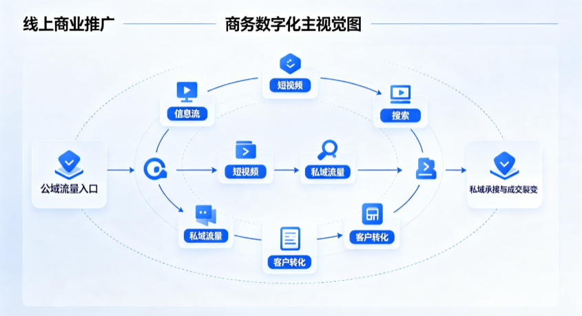 洪泽县线上商业推广怎么做？全域流量闭环搭建与低成本转化实战指南